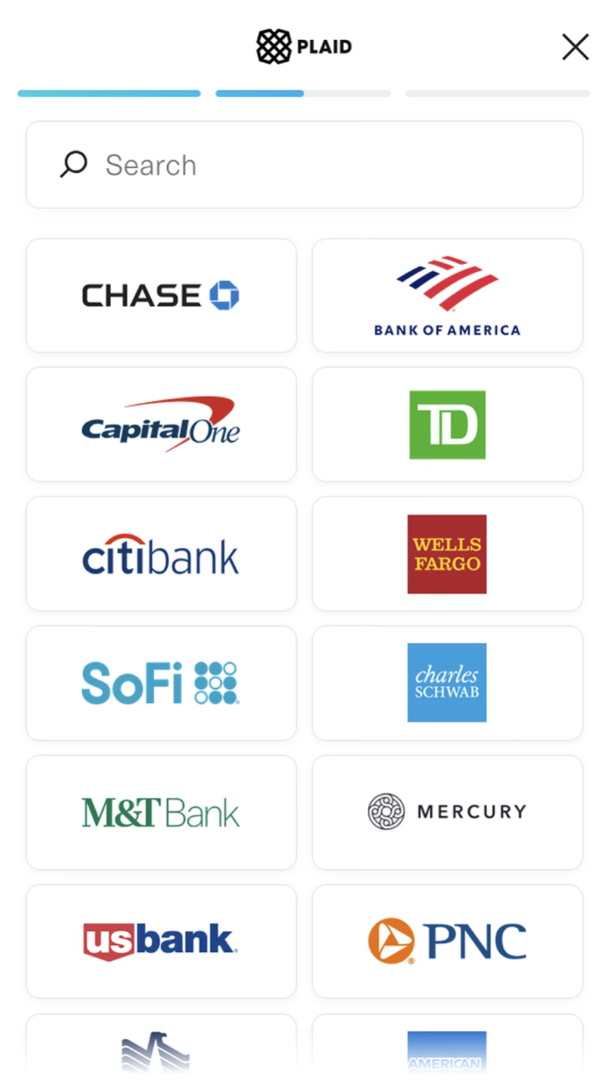 Investor banking verification and audit trail