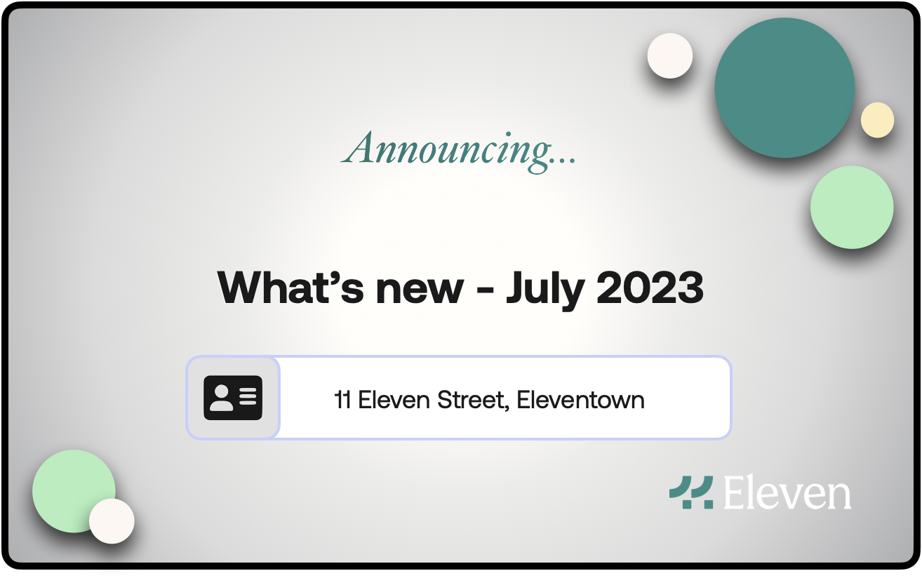 What's new on Eleven in July 2023. - Eleven